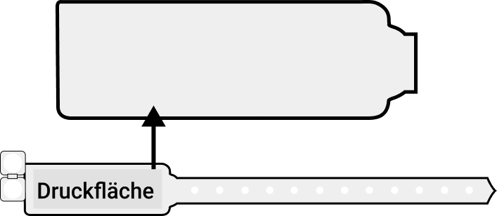 PVC disposable wristband (A01)