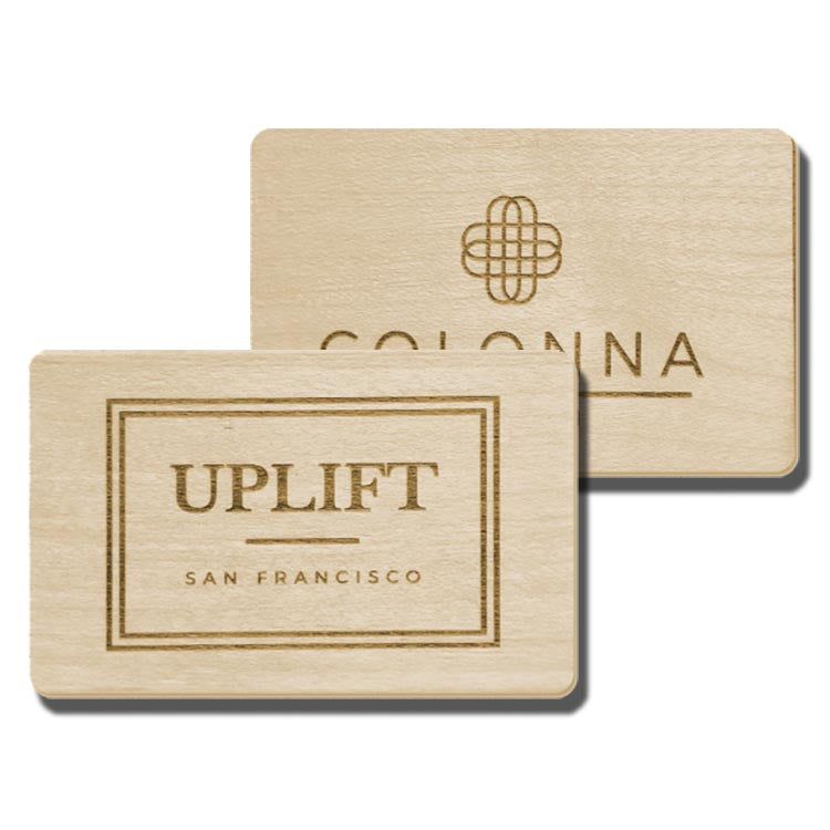 Holz Chipkarte