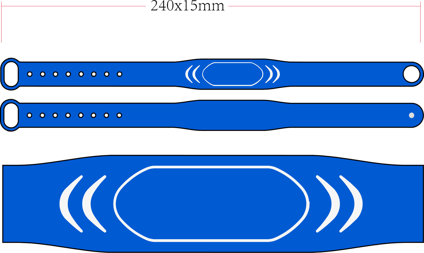 Silicone bracelet (A01)