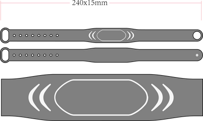 Silicone bracelet (A01)