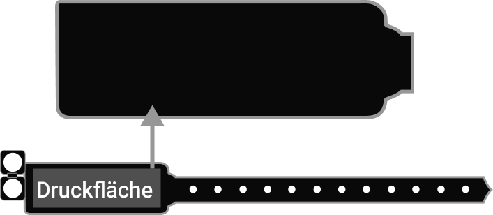 PVC disposable wristband (A01)