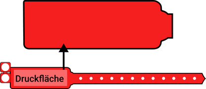 PVC disposable wristband (A01)