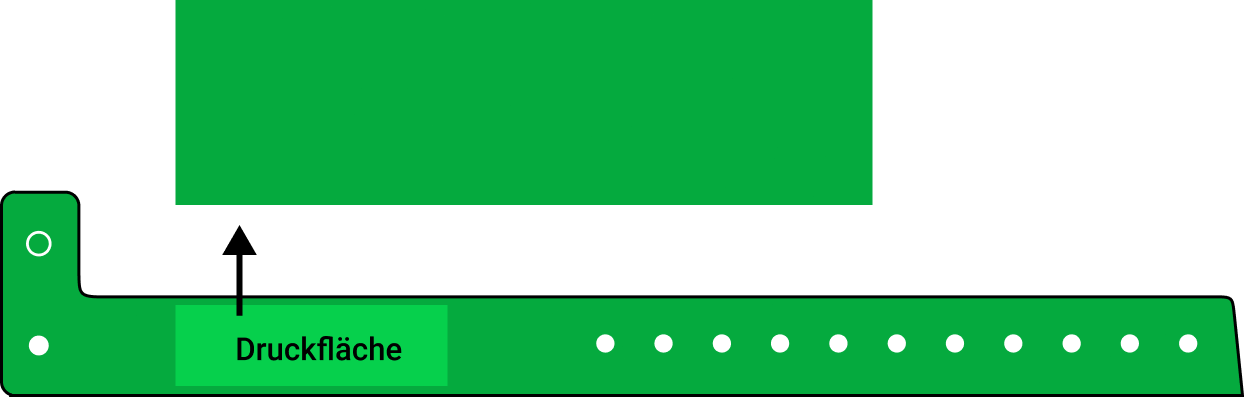 PVC disposable wristband (A05)