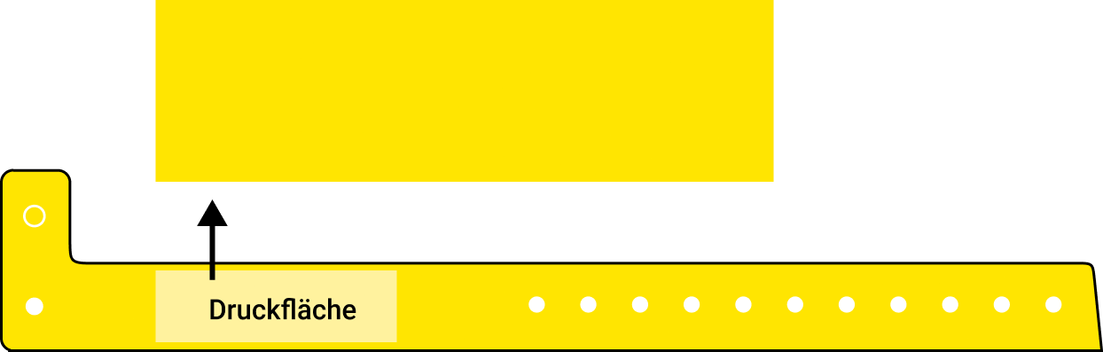 PVC disposable wristband (A05)